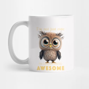 Owl Concentrated Awesome Cute Adorable Funny Quote Mug